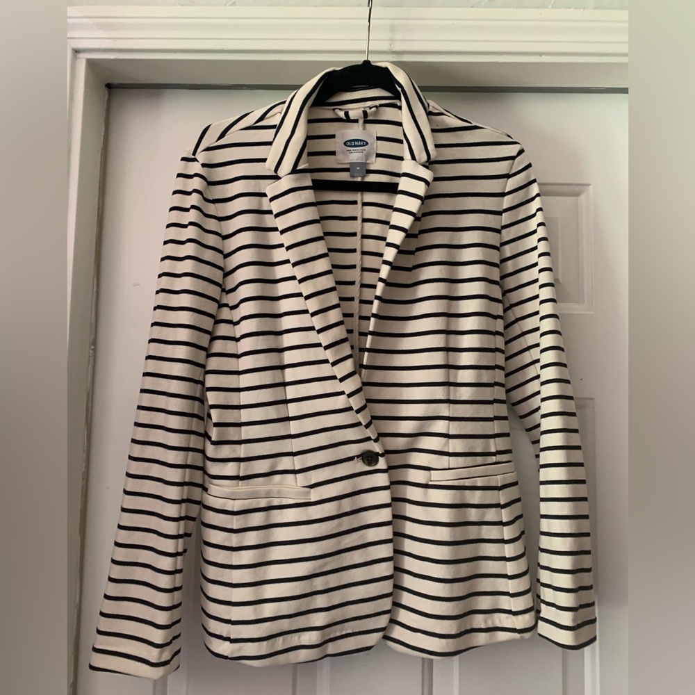 Old Navy women’s striped size M blazer